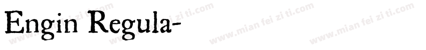 Engin Regula字体转换